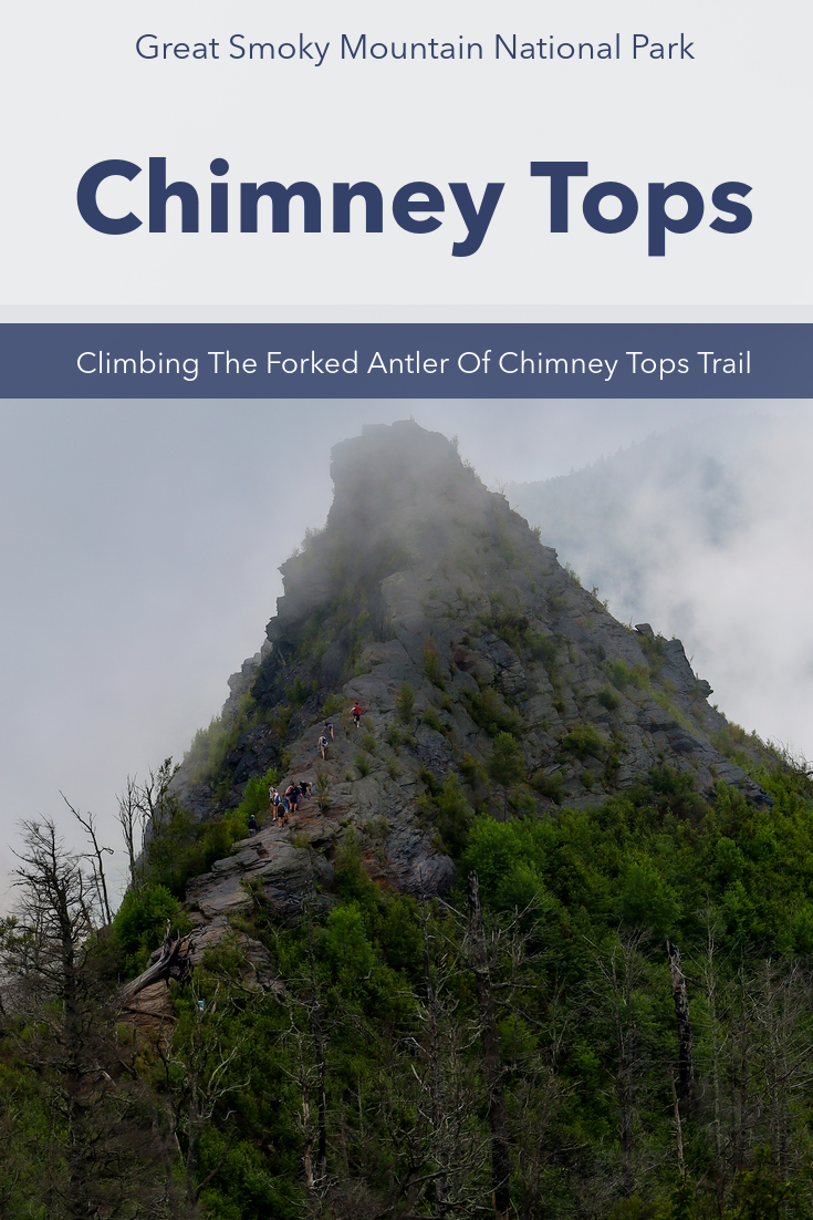 Chimney Tops, Climbing The Forked Antler Of The Great Smoky