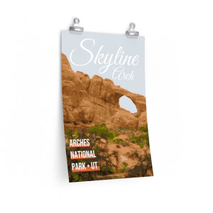 Arches National Park Utah Skyline Arch Poster