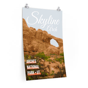 Arches National Park Skyline Arch Poster