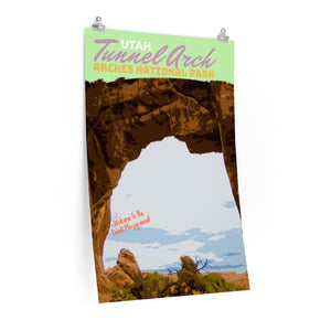 Arches National Park Tunnel Arch Poster