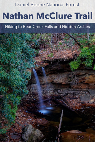 Bear creek falls waterfall Nathan McClure trail Daniel Boone National Forest Kentucky Guide