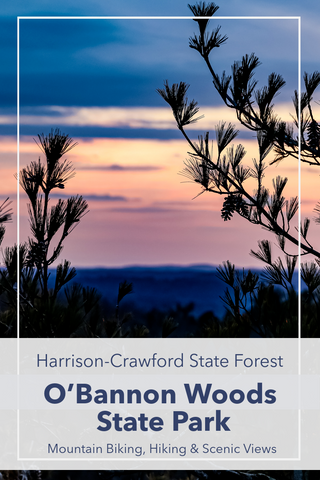 Guide to hiking trails in O'bannon Woods State Park