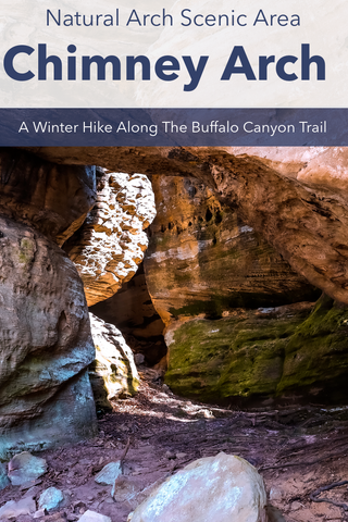 Chimney Arch, A Winter Hike Through The Buffalo Canyon Trail In The Natural Arch Scenic Area
