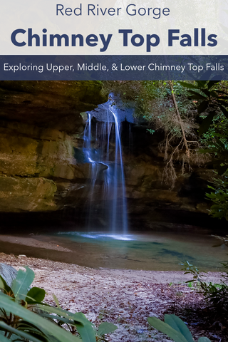 Chimney Top Falls, Secret Waterfalls of Red River Gorge, Kentucky