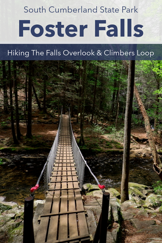 Guide to hiking the foster falls overlook and climbers loop in south Cumberland State Park in Tennessee 