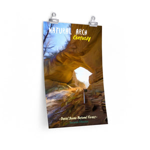 Natural Arch Daniel Boone National Forest Kentucky Poster
