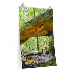 Pine Mountain State Park Powderhorn Arch Kentucky Poster 