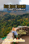 Devils courthouse overlook blue ridge parkway North Carolina poster 
