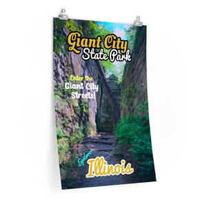 Giant City State Park City Streets Poster