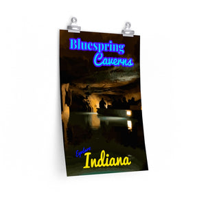 Bluespring Caverns Cave Boat Tour Indiana Poster