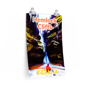 Hemlock Cliffs Hoosier National Forest Poster
