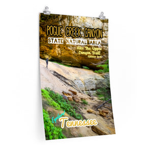 Pogue Creek Canyon Upper Canyon Trail Poster