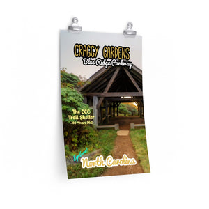 Craggy Gardens Trail Shelter Poster