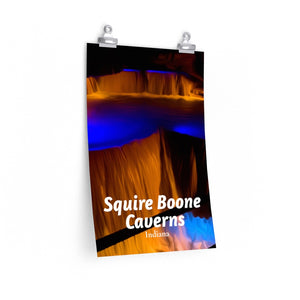 Squire Boone Caverns Rimstone Dams Poster