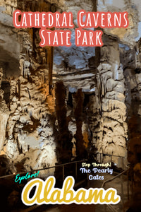 Cathedral Caverns State Park Pearly Gates Poster Alabama