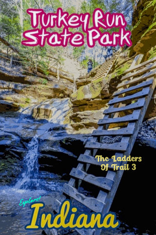 The Ladders Of Trail 3 In Turkey Run State Park Indiana Poster 