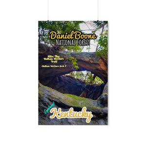 Daniel Boone National Forest Nathan McClure Trail Arch Poster