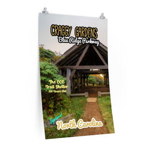 Craggy Gardens Trail Shelter Poster