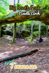 Big South Fork National river and recreation area needle arch landmark poster Tennessee 