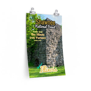 Shawnee National Forest Illinois Iron Furnace Poster