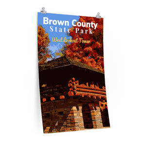 Brown County State Park Overlook Tower Poster