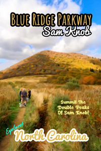 Sam knob hiking trail blue ridge parkway North Carolina poster 
