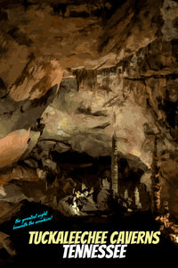 Tuckaleechee Caverns Underground Cave Trail Tennessee Poster