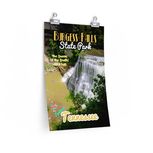 Burgess Falls State Park Poster
