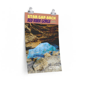 Red River Gorge Star Gap Arch Poster