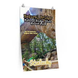 Natural Bridge State Resort Park Arch Poster