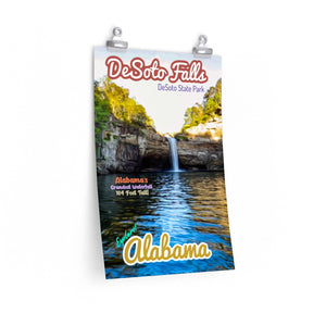 DeSoto Falls Basin View Poster