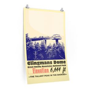Great Smoky Mountains Clingmans Dome Poster