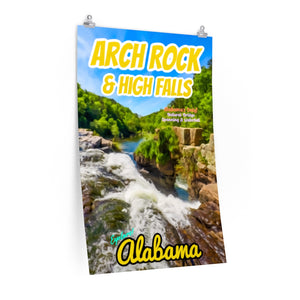 High Falls Park Waterfall Poster