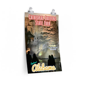 Cathedral Caverns State Park Goliath Poster