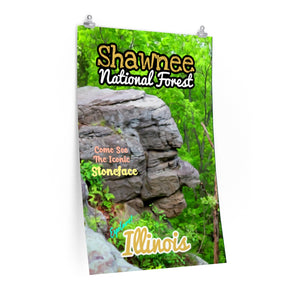 Shawnee National Forest Stoneface Poster