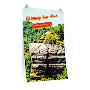 Red River Gorge Chimney Top Rock Poster