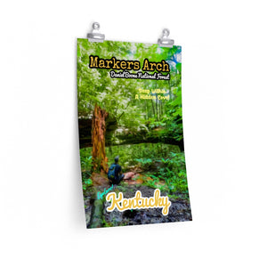 Daniel Boone National Forest Markers Arch Trail Poster
