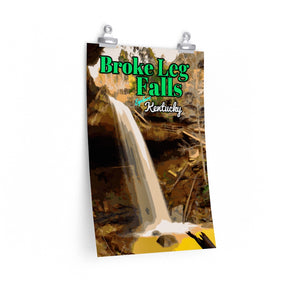 Broke Leg Falls Scenic Area Kentucky Waterfall Poster