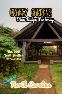 Craggy Gardens trail shelter along blue ridge parkway in North Carolina  poster