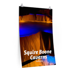 Squire Boone Caverns Indiana Poster