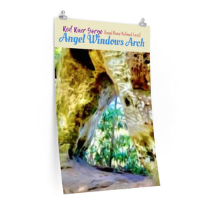 Red River Gorge Angel Windows Arch Poster