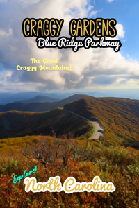 Craggy Gardens blue Ridge Parkway mountains North Carolina poster