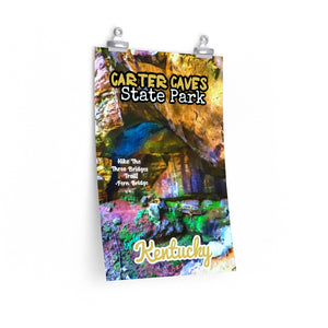 Carter Caves State Park Fern Bridge Overlook Poster