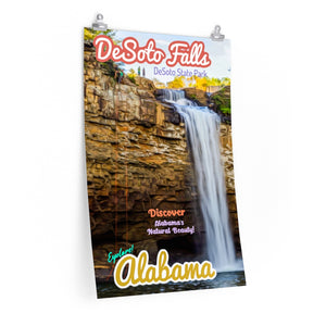 DeSoto Falls Rappelling Poster