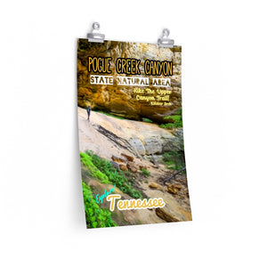 Pogue Creek Canyon Upper Canyon Trail Poster