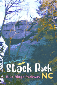 Stack Rock Tanawha Trail North Carolina Blue Ridge Parkway Poster 