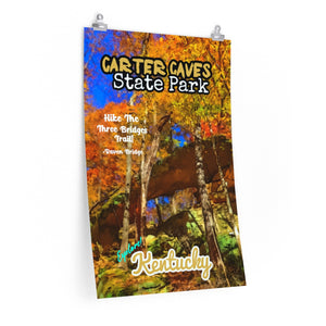 Carter Caves State Park Raven Bridge Poster