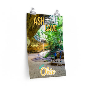 Hocking Hills State Park Ash Cave Poster