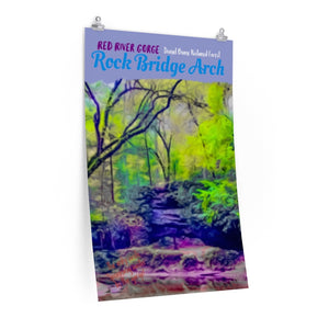 Red River Gorge Rock Bridge Arch Poster