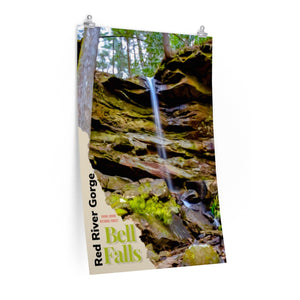 Red River Gorge Bell Falls Poster